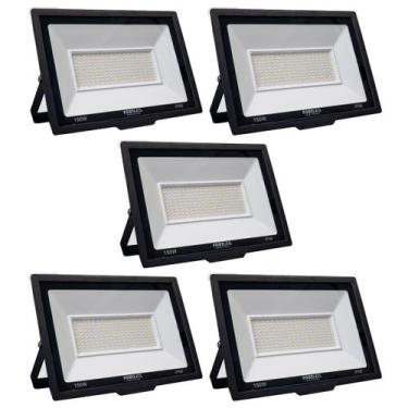 Imagem de Kit 5 Refletores de Led 150W Fortled
