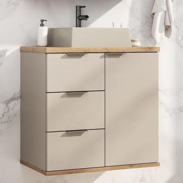 Imagem de Gabinete de Banheiro 56,7cm X 62cm Aqua - Estilare