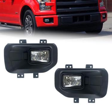Imagem de Faróis de neblina de substituição para Ford F150 2015 2016 2017 faróis de neblina dianteiros com lado esquerdo e direito - um par