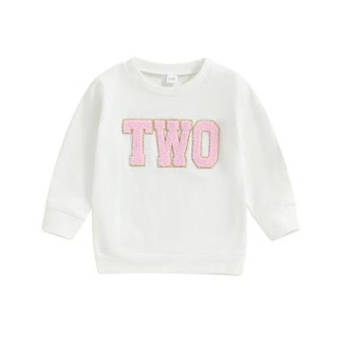 Imagem de Moletom de aniversário Outfit Lamuusaa Toddler Baby Girl Boy