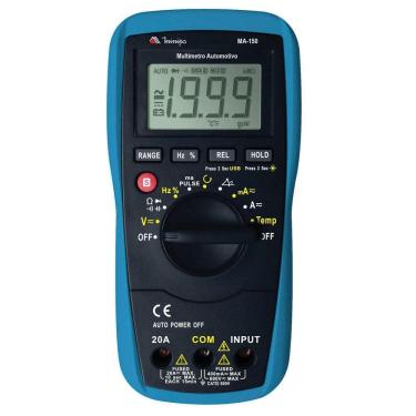 Imagem de Multímetro Automotivo Minipa Ma-150 Cat III 1000V