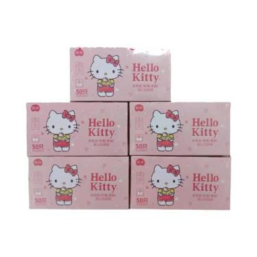 Imagem de Sacos De Lixo Descartáveis Hello Kitty Sanrio Rosa 50pcs Multiuso Para