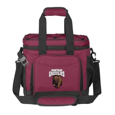 Imagem de Logo Brands NCAA Montana Grizzlies Flex 24 latas Cooler – Forro selado a quente à prova de vazamento, abridor de garrafa embutido, alça de ombro ajustável - Ótimo para porta traseira e piqueniques