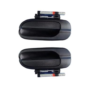 Imagem de Maçaneta externa da porta compatível com Nissan Sentra 2000-2006, traseira esquerda e direita, textura preta(Left and right)