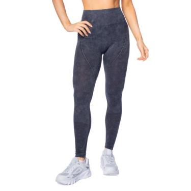 Imagem de Legging Feminina Sea Surf Empina Bumbum Cintura Alta Preto, Preto mesc