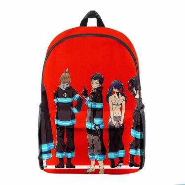 Imagem de Mochila Calms Withins Storms Cartoon Kids School Anime
