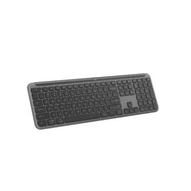 Imagem de Teclado Sem Fio Logitech Signature Slim K950 Com Conexão Bluetooth Ou Receptor Usb Logi Bolt Incluso E Layout Us Intl, Grafite