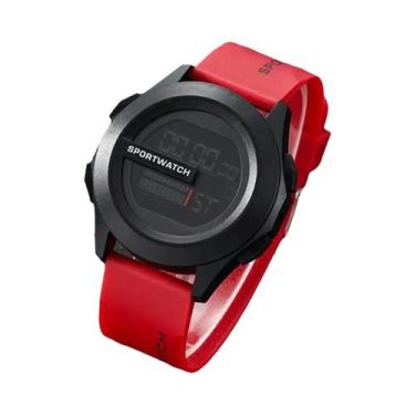 Imagem de Relógio Esportivo Digital LED À Prova d'Água Para Homens, Multifuncion
