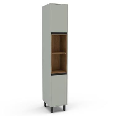 Imagem de Paneleiro 2 Portas 2 Nichos Verde Oliva Koya Politorno Moveis