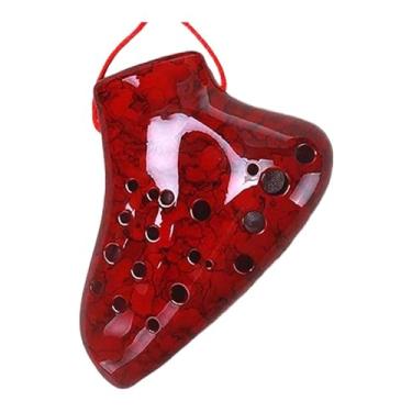 Imagem de ocarina 3 tubos Ocarina Alto C Instrumento Musical Time Ocarina Presente Música Profissional Tom Iniciante Ocarina adultos crianças iniciantes