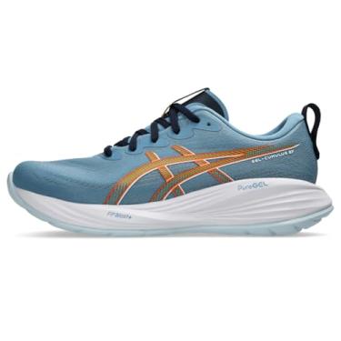 Imagem de ASICS Tênis de corrida masculino Gel-Cumulus 27, Saba azul/branco, 39