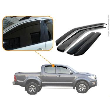 Imagem de Calha De Chuva Hilux Cabine Dupla 2005 A 2015 4 Portas