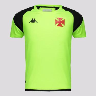 Imagem de Camisa Kappa Vasco Treino Infantil Verde-Unissex