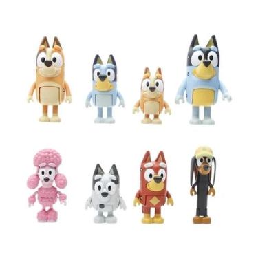 Imagem de Bonecos Móveis Da Família Bluey Bingo, Decorações De Modelos Fofos Par