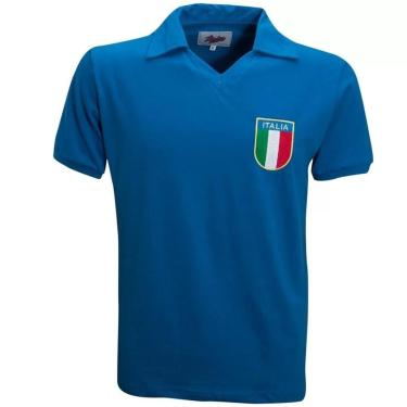 Imagem de CAMISA MASCULINA ITÁLIA 1982 LIGA RETRÔ-Masculino