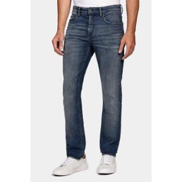 Imagem de Calça Aramis Jeans Slim Red Blue Médio Azul Médio-Masculino