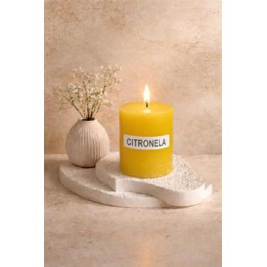 Imagem de Vela 3 Dias Citronela  Proteção  Purificação  Ambiente - Estrela Magia