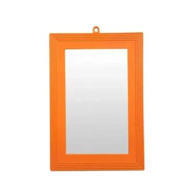 Imagem de Espelho Moldura 16x23 Laranja Budeplast