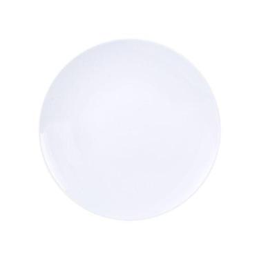 Imagem de Prato Raso Tramontina Leonora Em Porcelana Branca 25 Cm
