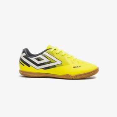 Imagem de Chuteira Umbro Action Futsal - AMARELO 28-Masculino