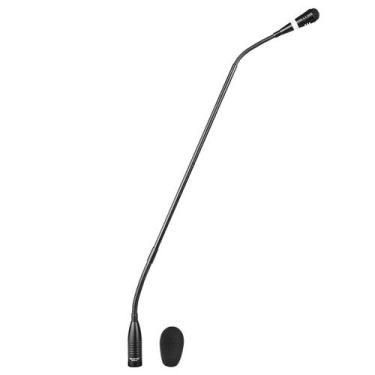 Imagem de Microfone Gooseneck De Mesa Com Haste 60cm Profissional Para Púlpitos 