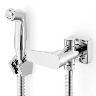 Imagem de Ducha Higiênica com Derivação Noronha Cromado Celite