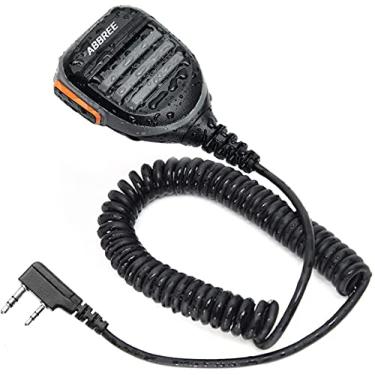 Imagem de ABBREE AR-780 microfone de rádio, alto-falante, microfone, radio, acessórios, microfone remoto de ombro para Baofeng BF-F8HP Pro UV-5R Mini 5RM DM32 UV32 AR-152 UV-21R K5PLUS GM-15 Pro UV-5G Plus