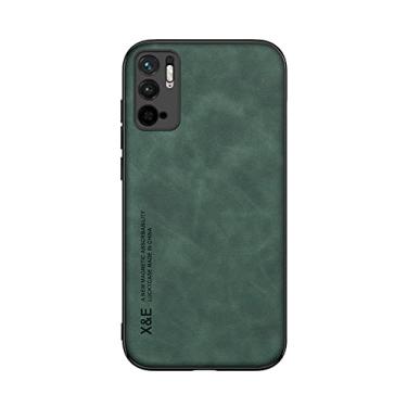 Imagem de Kepuch Silklike Capa para Xiaomi Poco M3 Pro,Redmi Note 10 5G - Case Placa de Metal Embutida para Xiaomi Poco M3 Pro,Redmi Note 10 5G - Verde