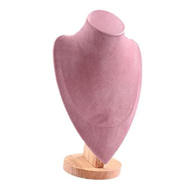 Imagem de Dynwave Expositor de joias de busto de colar, expositor de de colar autônomo suporte de suporte de colar de para de varejo e feiras, eu