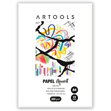 Imagem de Papel ARTOOLS Aquarell A4 Celulose 300 g/m 12 Folhas