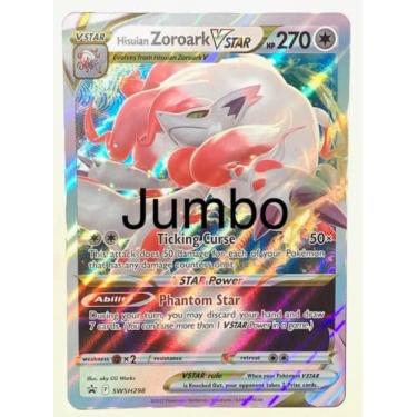Imagem de Pokemon **Jumbo** Card - Hisuian Zoroark Vstar - SWSH298 - Oversize- Vstar Collection Box Exclusive