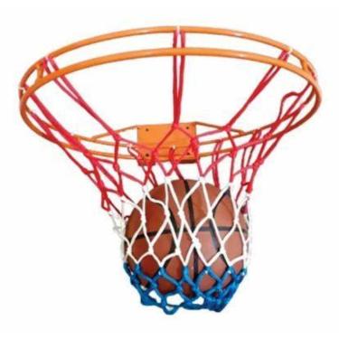 Imagem de Aro de Basquete Oficial (Brasileira) e Bola Basquete Nº07 Kaemy-Unissex