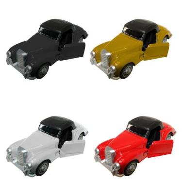 Imagem de Carro De Ferro 12cm 1:36 Acorda Abre a Porta Colecionaveis - JJT