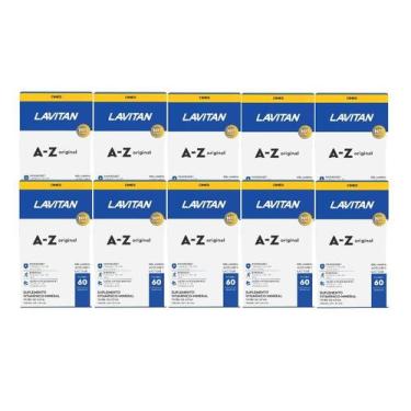 Imagem de Kit 10x Lavitan A-Z Original 60 Comprimidos - Cimed