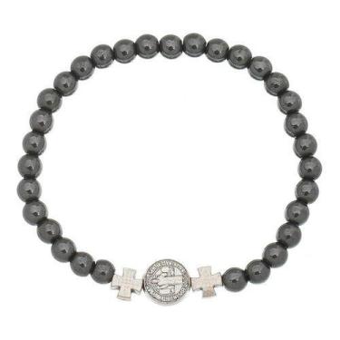 Imagem de Pulseira De São Bento Em Hematita - Gil e Jo