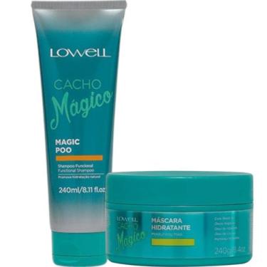 Imagem de Kit Cacho Mágico 1 Shampoo 240ml 1 Máscara 240g Lowell