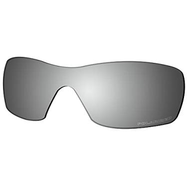 Imagem de SAUCER Lentes de reposição premium para óculos de sol Oakley Dart High Defense - Metal cromado polarizado