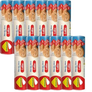 Imagem de Kit c/12 Biscoito de Doce de Leite Zero Açúcar LOWÇÚCAR 95g