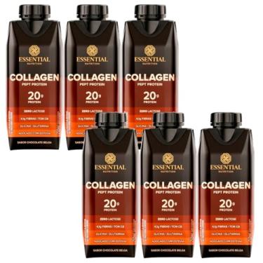Imagem de Kit 6 Collagen Pept Protein Essential Nutrition 250ml