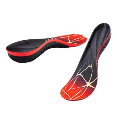 Imagem de kowaku Insolos de sapatos ortopóticos Alto arco suporta choque absorvendo tênis forlos fortes de gels inserções de sapatos para correr caminhadas para