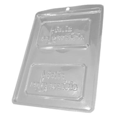 Imagem de Forma de Acetato Placa Feliz Aniversário - Crystal Forming