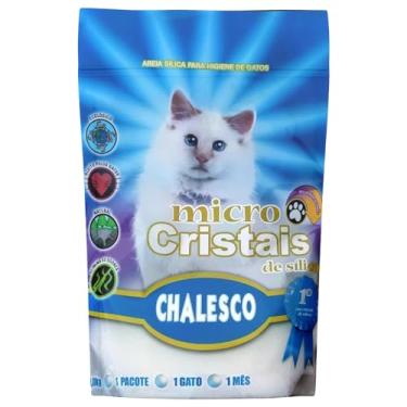 Imagem de Areia Higiênica Micro Sílica Chalesco para Gatos 1,8 kg – Alta Absorção e Controle de Odores