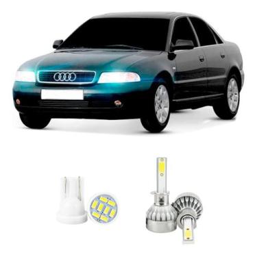 Imagem de Lampada Led Farol Alto Audi A4 1996 A 1998 20000lm - V10, Branco