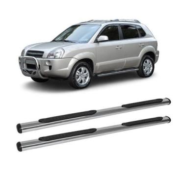 Imagem de Estribo Tucson 2011 2012 2013 2014 2015 2016 Cromado Oblongo - CCF