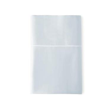 Imagem de Lençol plano Queen orgânico certificado apenas - Lençóis 100% algodão orgânico com luxuoso, macio e respirável, acabamento de cetim trançado de 300 fios - Certificado GOTS & Fairtrade (pó, Queen)