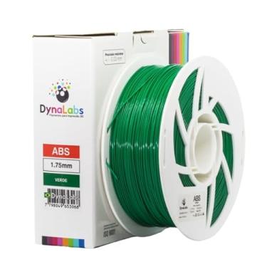 Imagem de Filamento Impressora 3d ABS DynaLabs 1.75mm 1kg Cor Verde