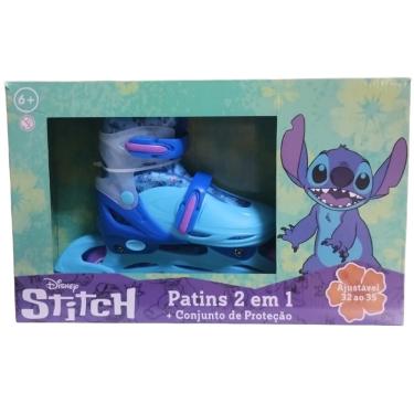 Imagem de Patins e Conjunto de Protecao - Disney Stitch HONGYAO