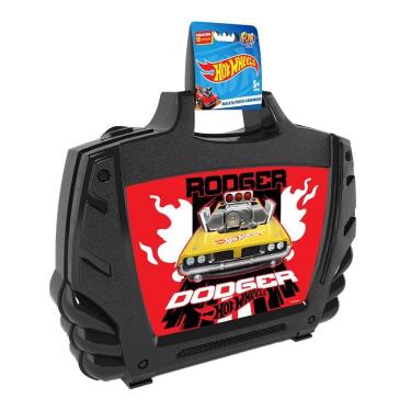 Imagem de Maleta Hot Wheels - Porta Carrinhos - Preta - START