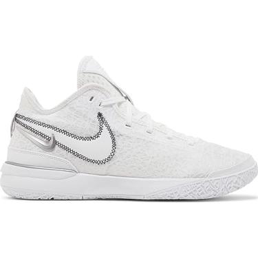 Imagem de Nike Zoom Lebron NXXT Gen Tênis unissex, Branco/prata metálico/preto, 40