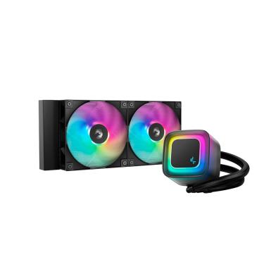 Imagem de Water Cooler DeepCool LE240 V2 ARGB 240mm AMD Intel Preto